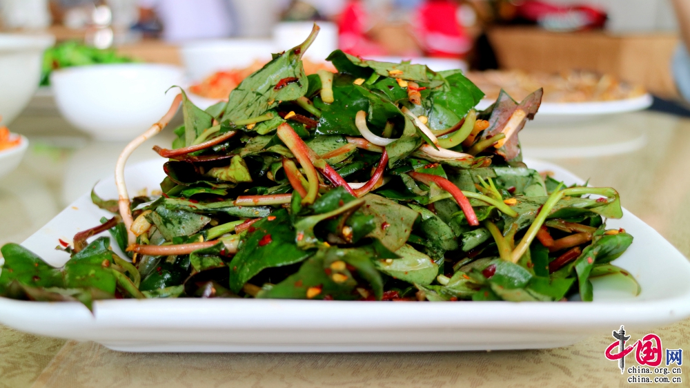 舌尖上的石林 山茅野菜让你减肥解腻清肠胃