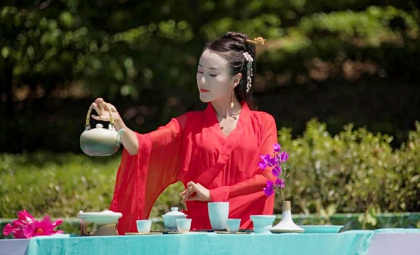 付丽红受邀《华坪首届茶文化节》茶舞演出