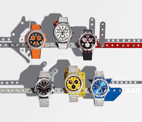 swatch irony chrono xlite系列腕表