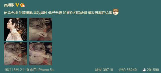 《琅琊榜》收官 胡歌晒照揭梅长苏真正“结局”