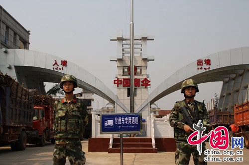 云南:南伞口岸开通甘蔗专用通道 助农抢收境外甘蔗22万吨_联盟中国_中国网