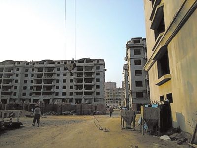 适园雅居小区，已建起13栋住宅楼。