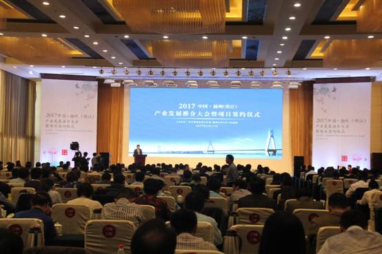 2017邗江产业发展推介大会举办 32个项目现场
