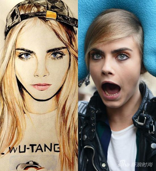新生代的鬼马精灵：Cara Delevingne