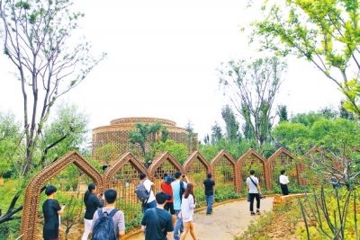 郑州园博园初露芳容 规模相当于13.6个人民公园