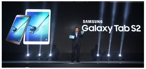 再跃巅峰 三星平板新旗舰Galaxy Tab S2发布