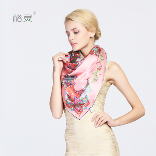 裕灵高端原创真丝丝巾羊绒围巾品牌故事