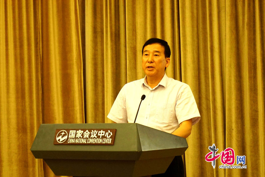 北京市旅游发展委员会委员邹伟南致辞。摄影：陈勇