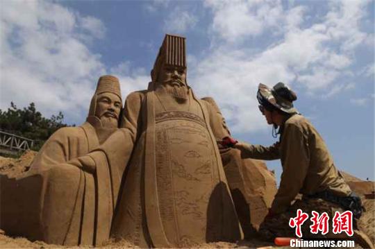 一沙一世界 浙江舟山国际沙雕节演绎丝路海岛