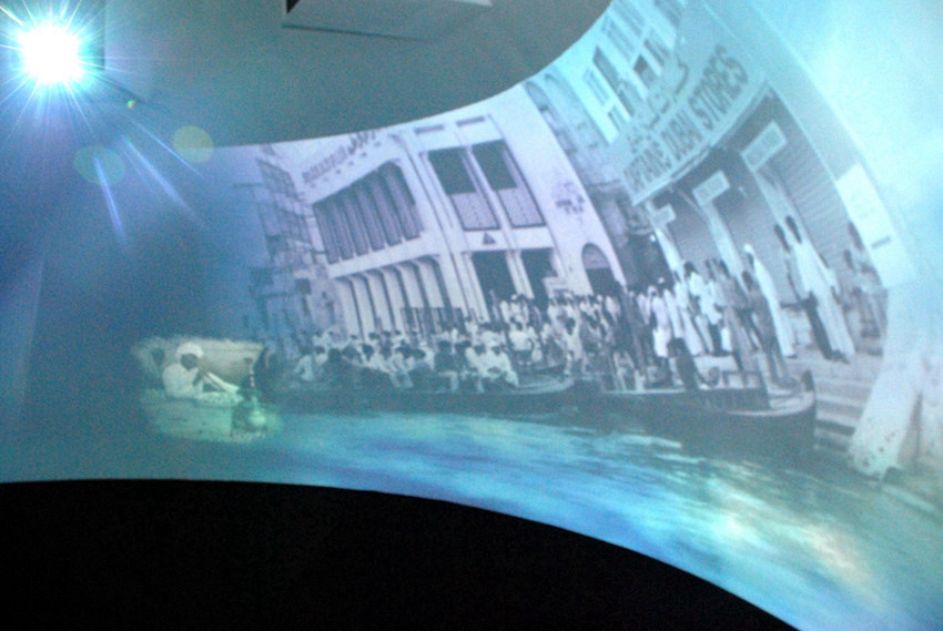 360度投影讲述迪拜由小渔村发展为国际都市的传奇历史