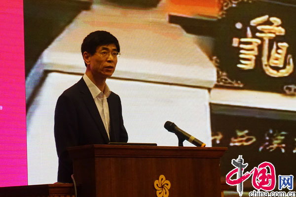 徐州旅游局局长雒永信在金旅奖盛典上发言