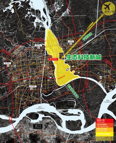江苏省扬州市生态科技新城:四条生命线 一座
