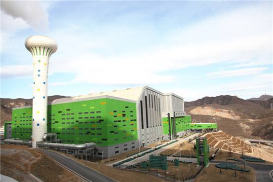 图1：北京首钢生物质能源项目（北京鲁家山垃圾焚烧发电）（4×750吨每日）