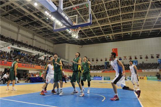 北京援建的拉萨文体中心篮球馆。 马可尼 提供。